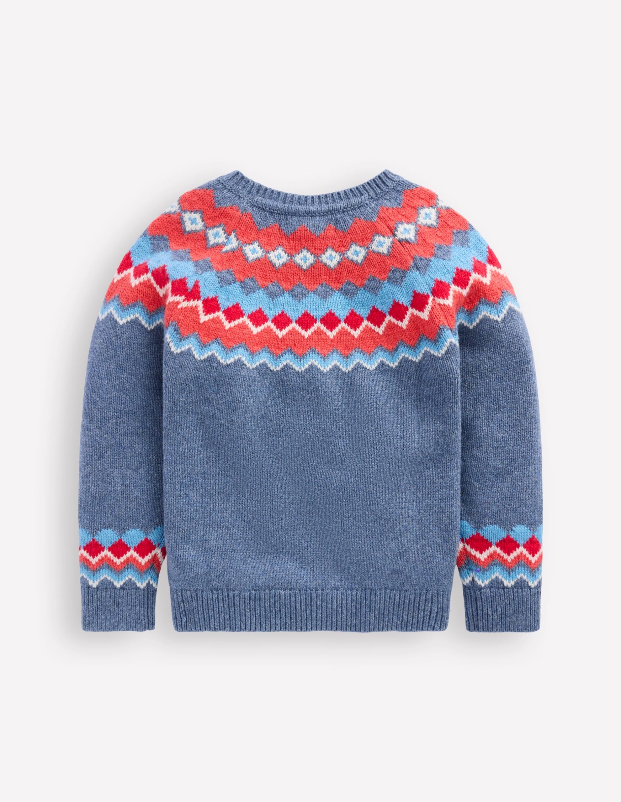 Fair Isle Sweater-Blue Classic Fair Isle - Image 4