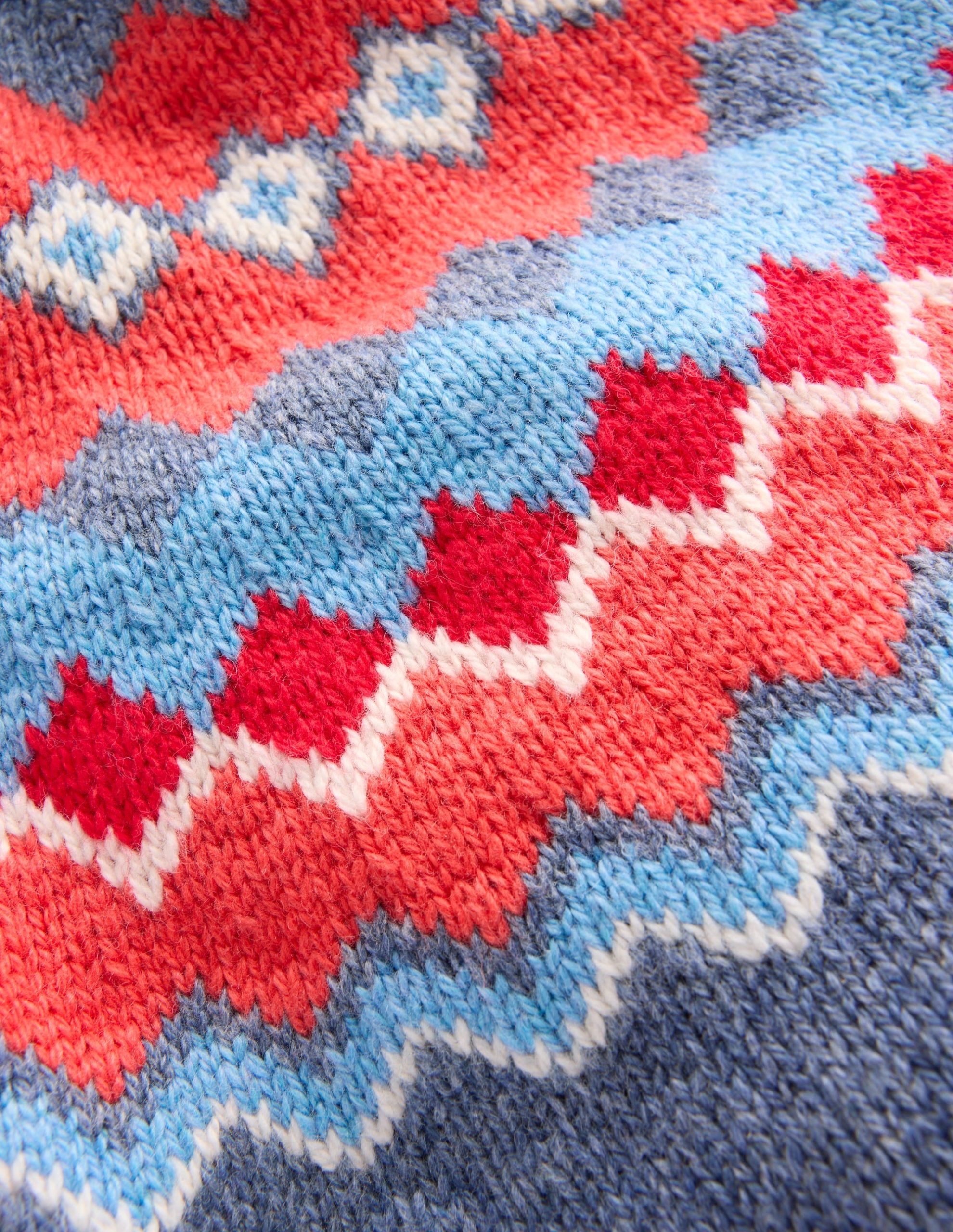 Fair Isle Sweater-Blue Classic Fair Isle - Image 5