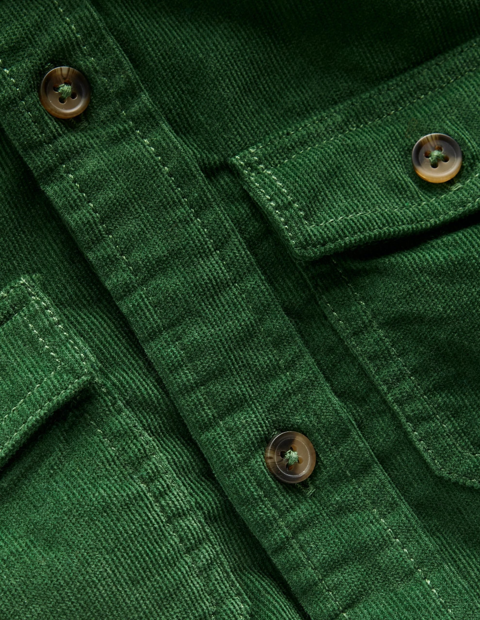 Corduroy Shirt-Pine Green - Image 3