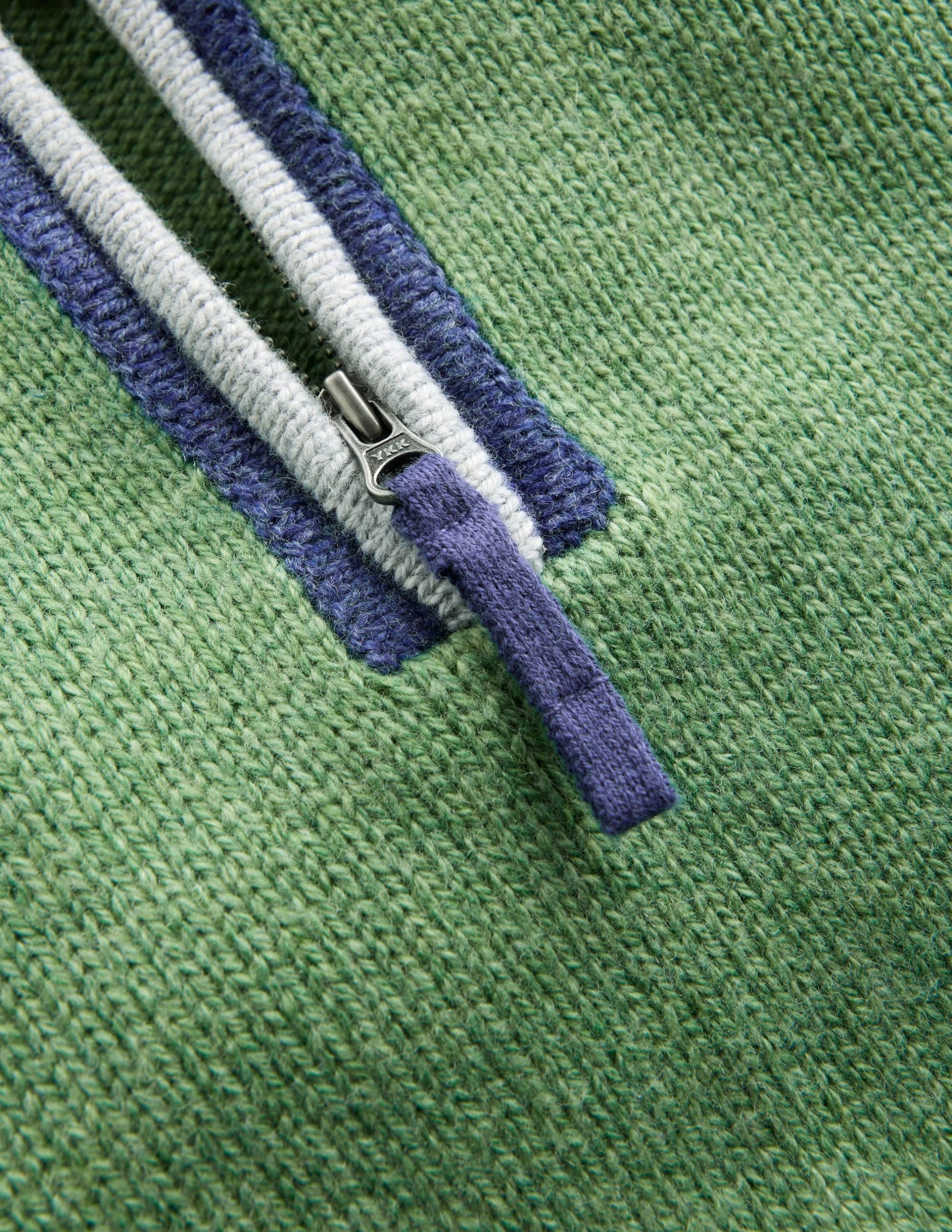 Heritage Half-Zip Jumper-Safari Green - Image 6