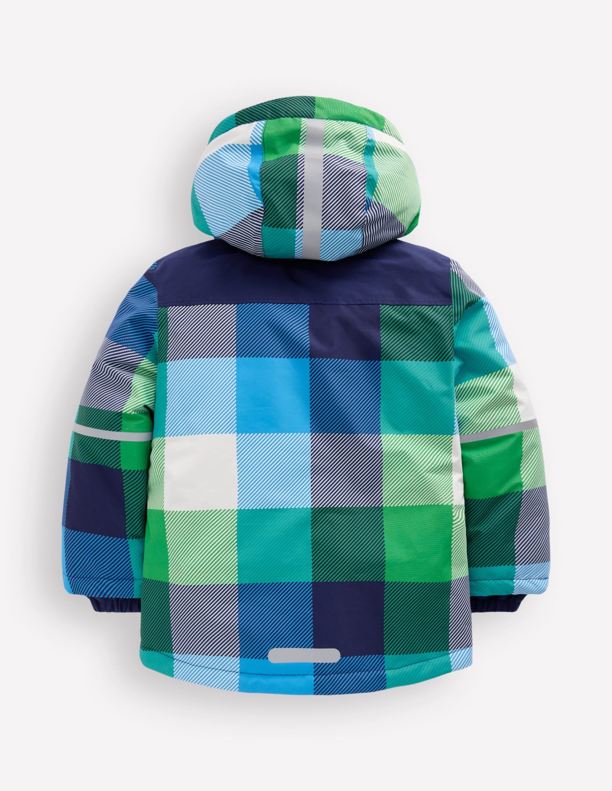 All-Weather Waterproof Coat-Green Check - Image 2