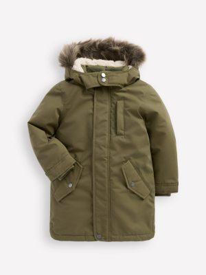 Waterproof Parka-Woodland Green