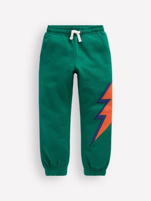 Appliqu?? Joggers-Lightning Bolt
