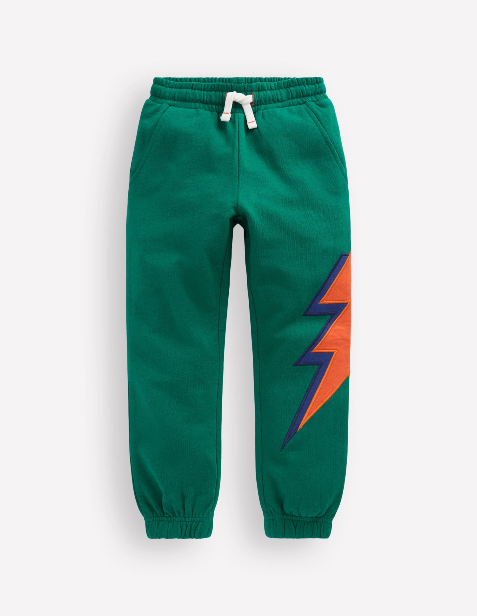 Appliqu?? Joggers-Lightning Bolt