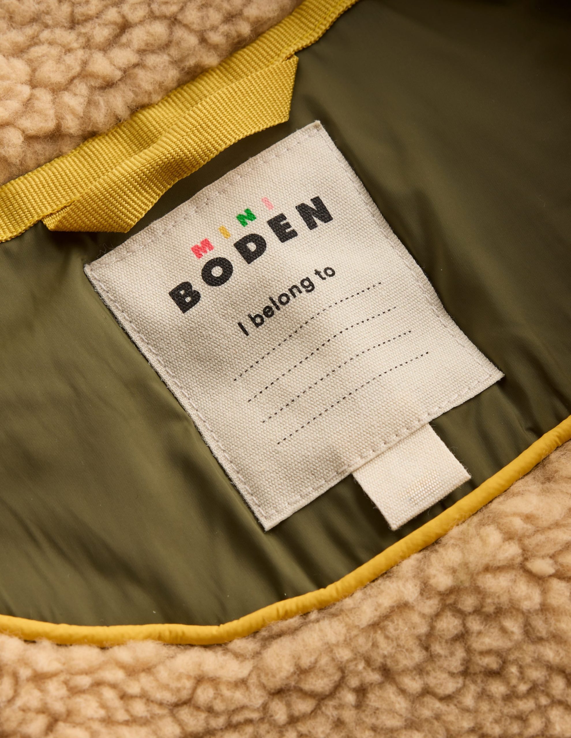 Borg Lined Gilet-Woodland Green - Image 5