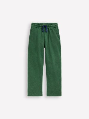 Straight Leg Joggers-Green Marl