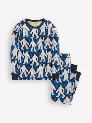 Snug Glow-In-The-Dark Pyjamas-Carbon Yetti