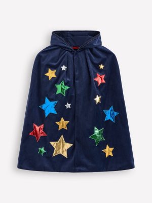 Wizard Cape-Rainbow Metallic Stars