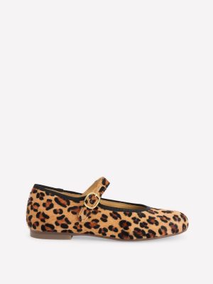 Mary Jane Shoes-Leopard