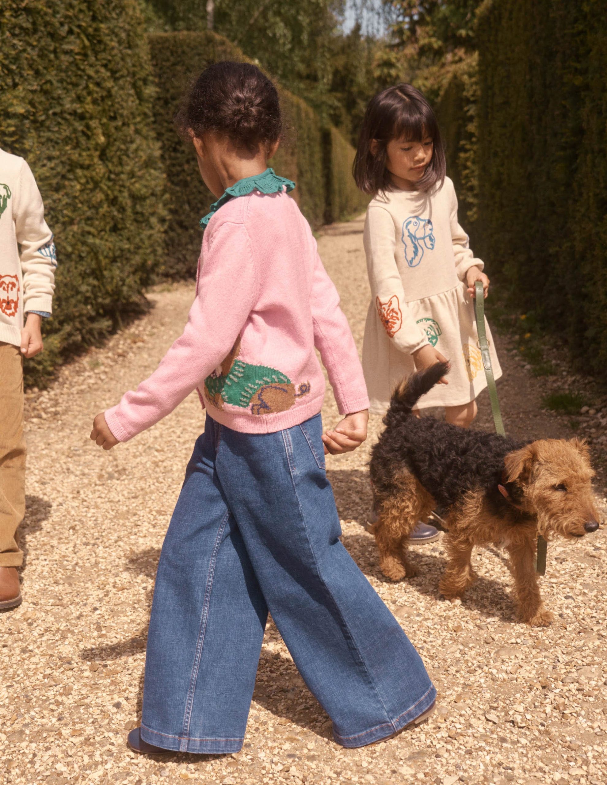 Wide Leg Jeans-Mid Vintage Blue - Image 4