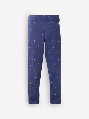 Everyday Fun Leggings-Starboard Blue Confetti Spot