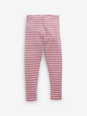 Everyday Fun Leggings-Formica Pink/Ivory Stripe