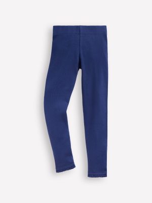 Ribbed Leggings-Starboard Blue