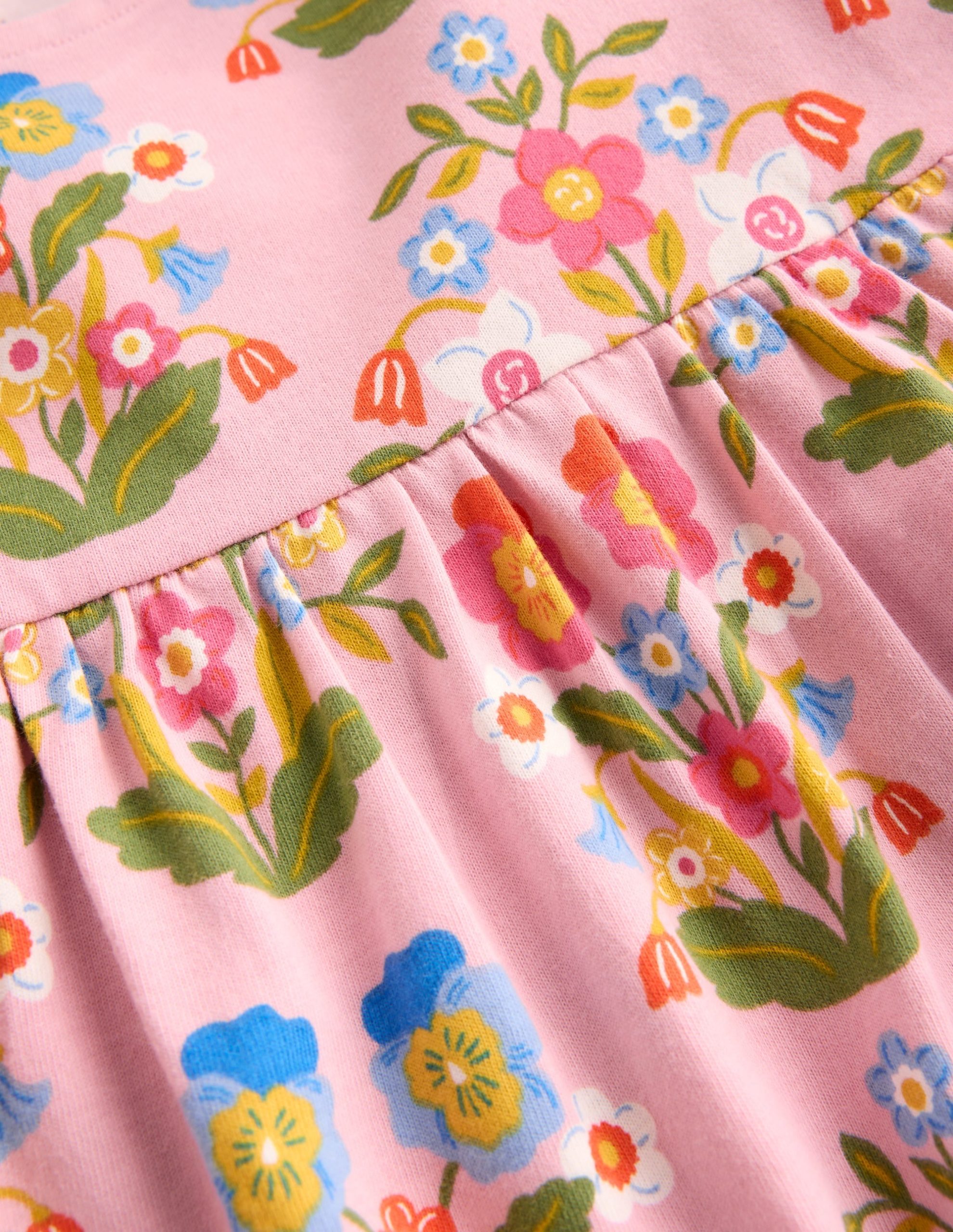 Ariel Long Sleeve Twirly Dress-Vintage Pink Pansy - Image 3