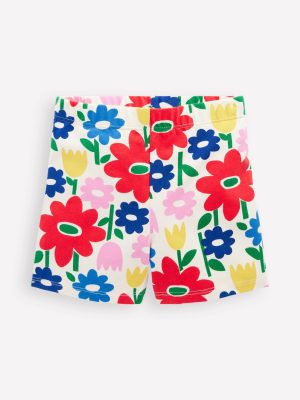 Cartwheel Shorts-Muti Pop Flower