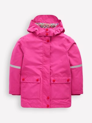 Fisherman Jacket-Raspberry Pink