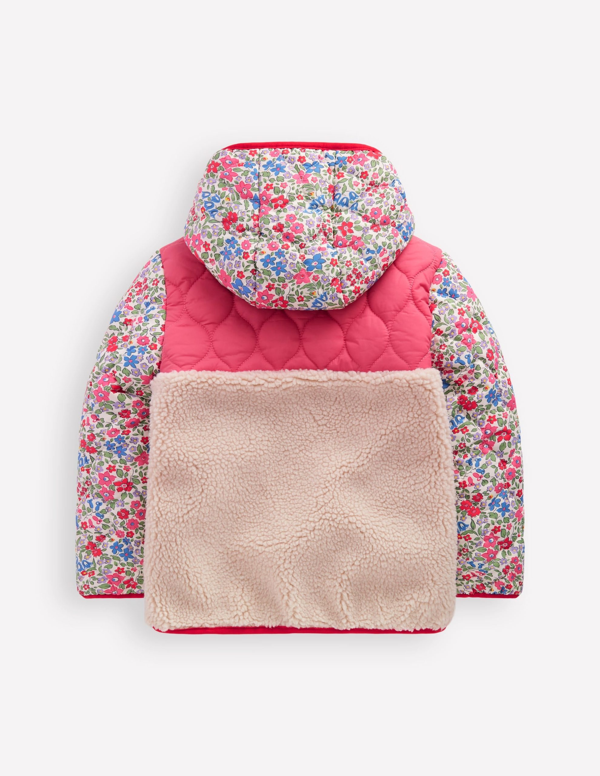 Janie Borg Mix Jacket-Rose Pink Flowerbed - Image 2