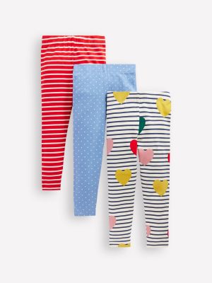 3-pack Leggings-Rainbow Hearts Pack