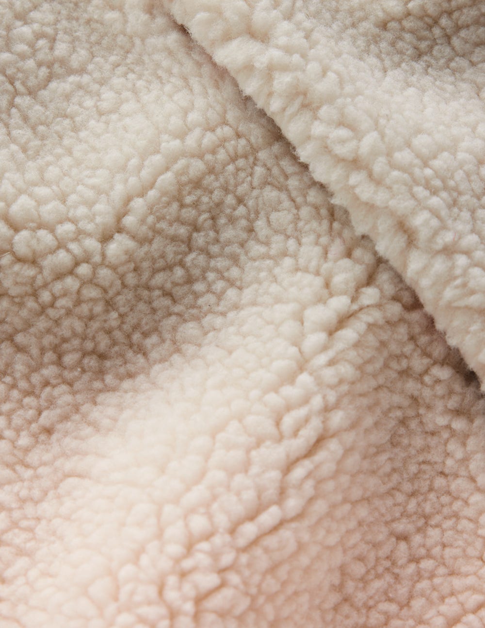 Relaxed Borg Gilet-Ecru - Image 3