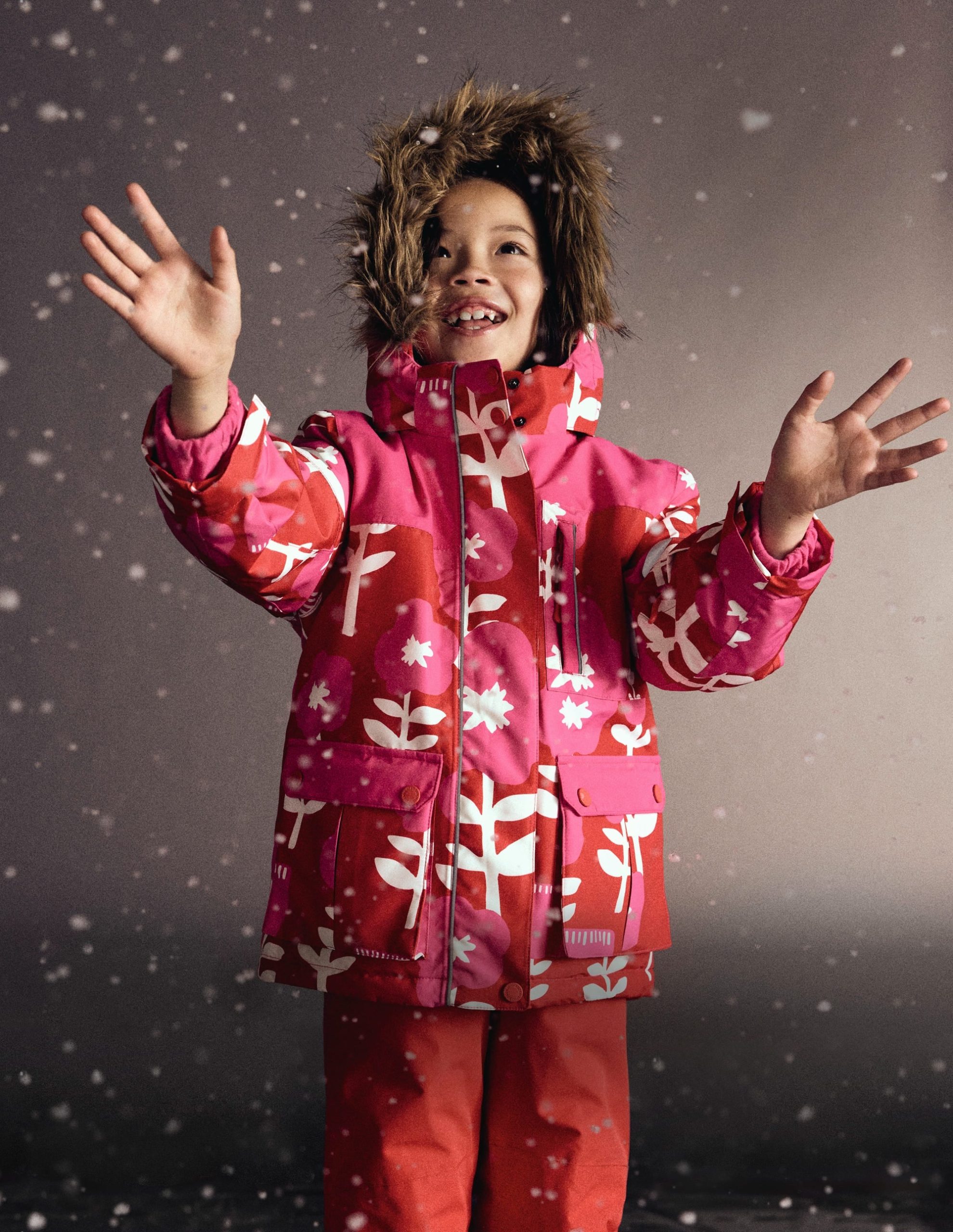 All-weather Waterproof Coat-Giant Pink - Image 6