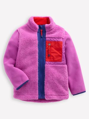 Cosy Windproof Fleece-Foxglove Purple