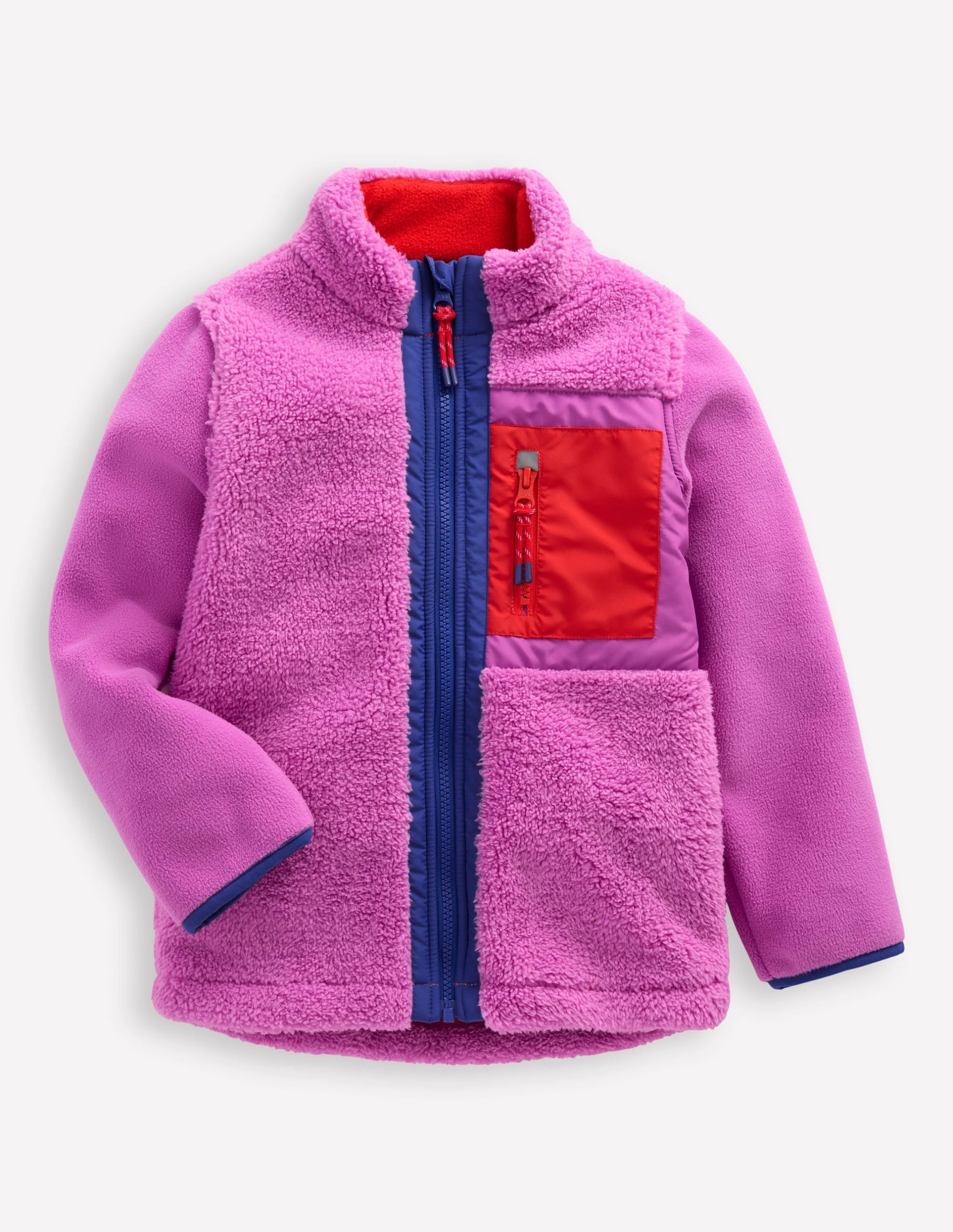 Cosy Windproof Fleece-Foxglove Purple