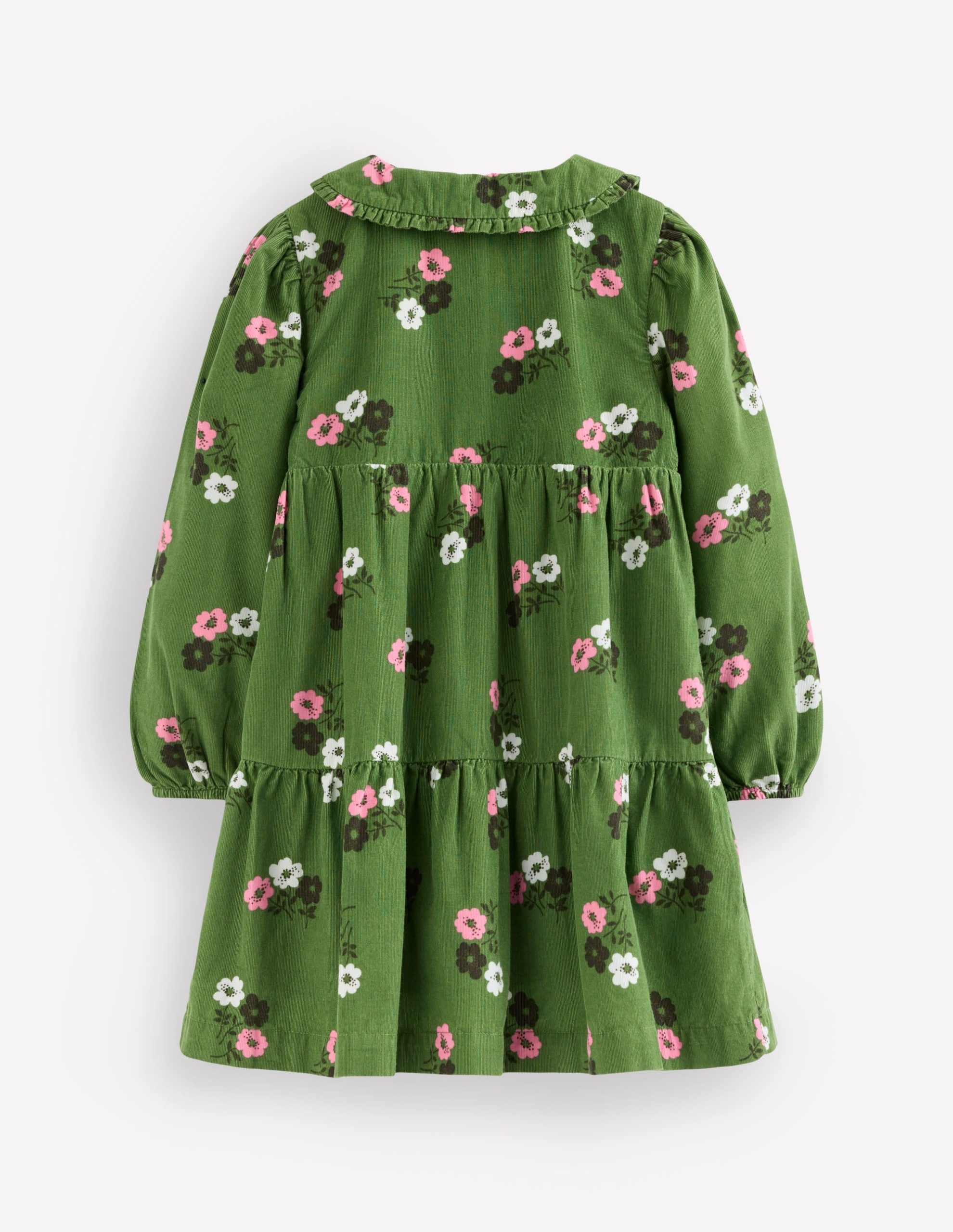 Minna Collared Woven Dress-Green Ditsy Floral - Image 2