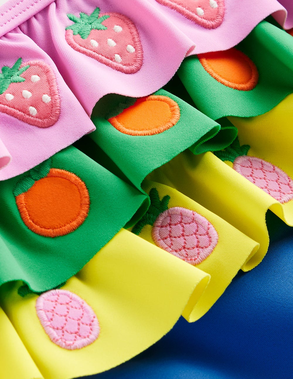 Lila One Shoulder Swimsuit-Multi Fruit - Image 3