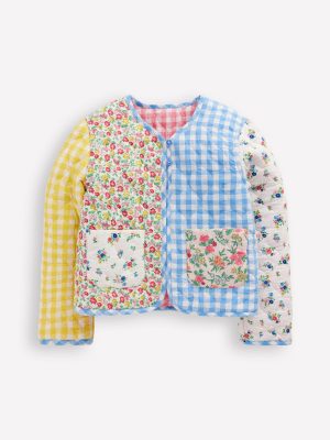 Aurore Reversible Jacket-Patchwork Floral