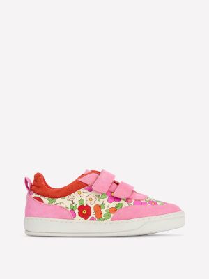 Colourblock Low Tops-Apple Blossom