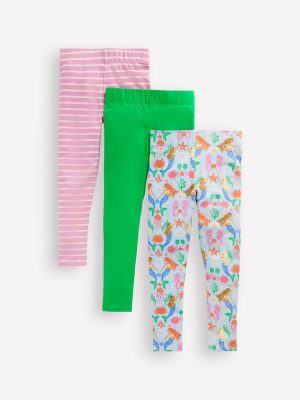 3-Pack Leggings-Multi Mermaid