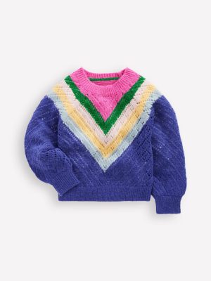 Chevron Jumper-Blue/Pink Chevron