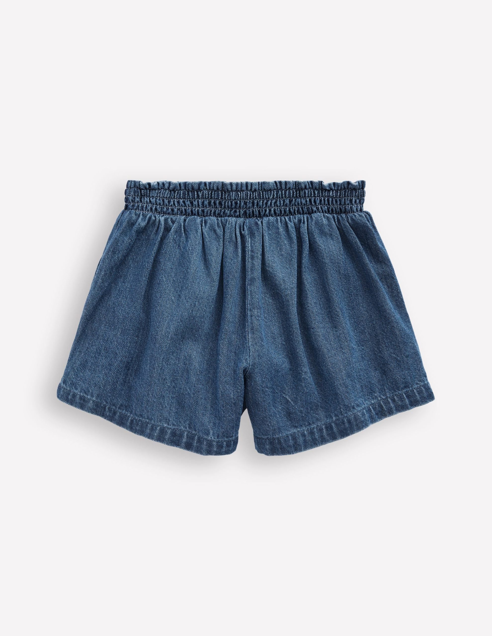 Pull-On Shorts-Mid Vintage Blue - Image 2