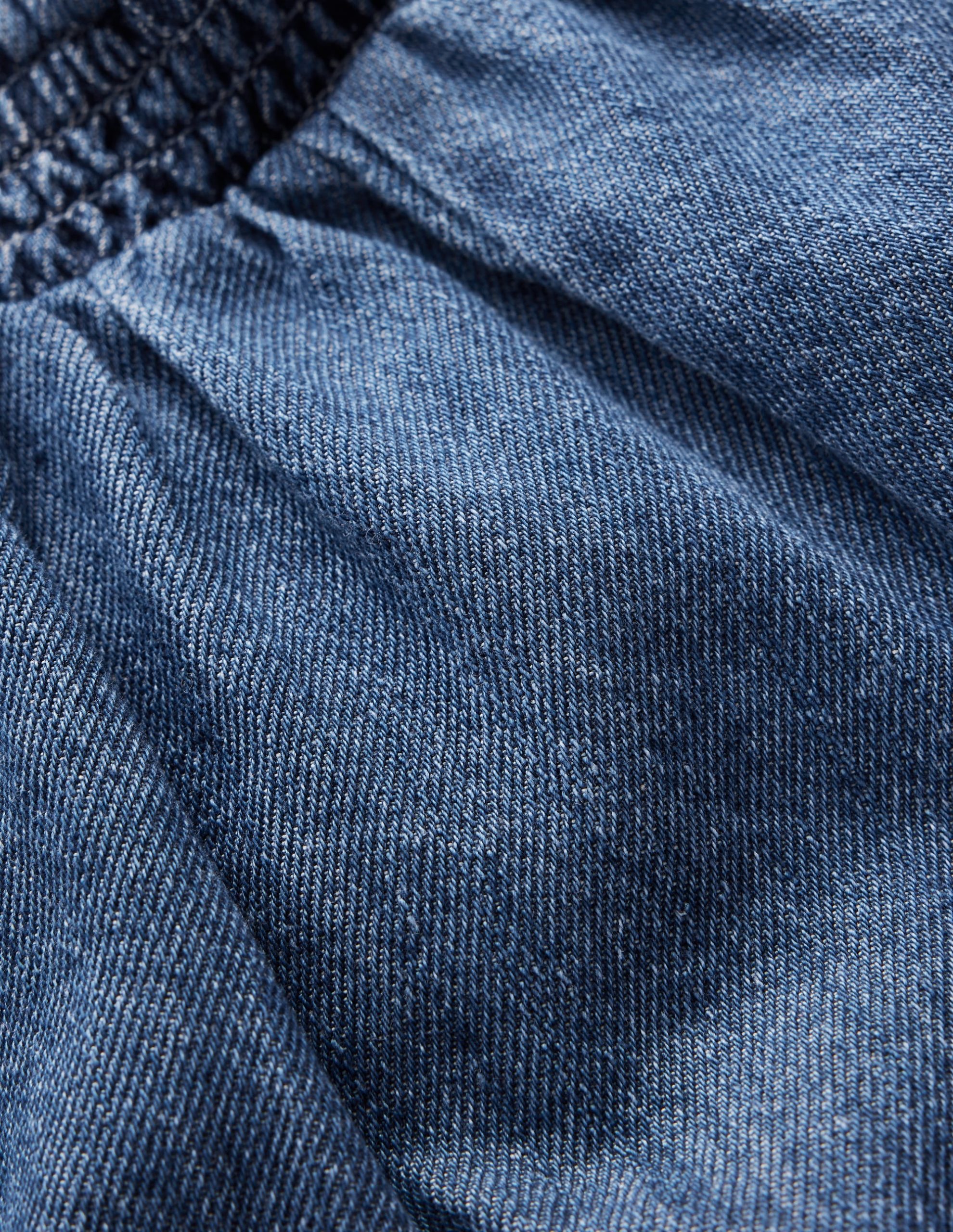 Pull-On Shorts-Mid Vintage Blue - Image 3