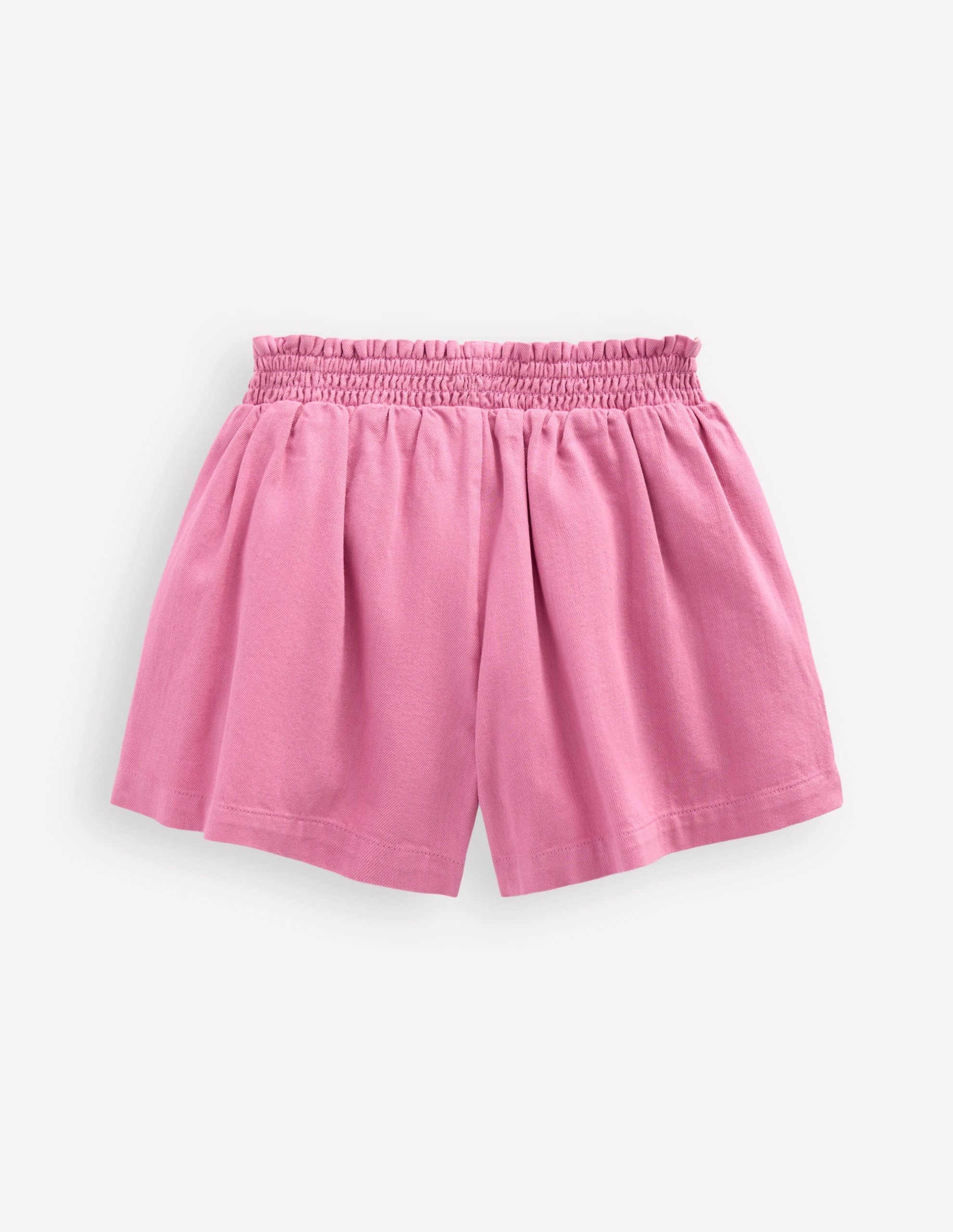 Pull-On Shorts-Pink Embroidered - Image 2