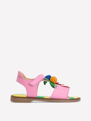 Fun Leather Sandals-Jungle