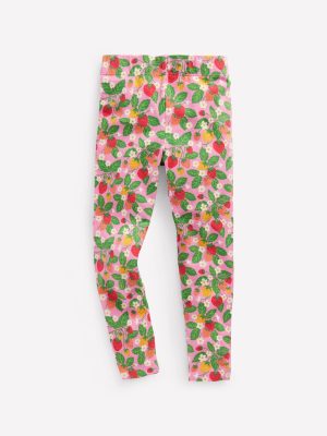 Everyday Fun Leggings-Cosmos Pink Strawberry Patch