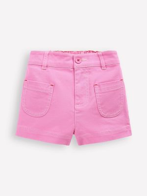 Patch Pocket Shorts-Vintage Mauve
