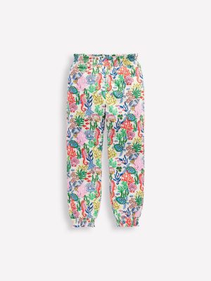 Holiday Trousers-Multi Coral Cove
