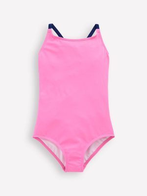 Selena Rainbow Strap Swimsuit-Strawberry Milkshake