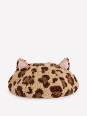 Novelty Beret-Leopard