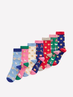 Socks 7 Pack-12 Days of Christmas