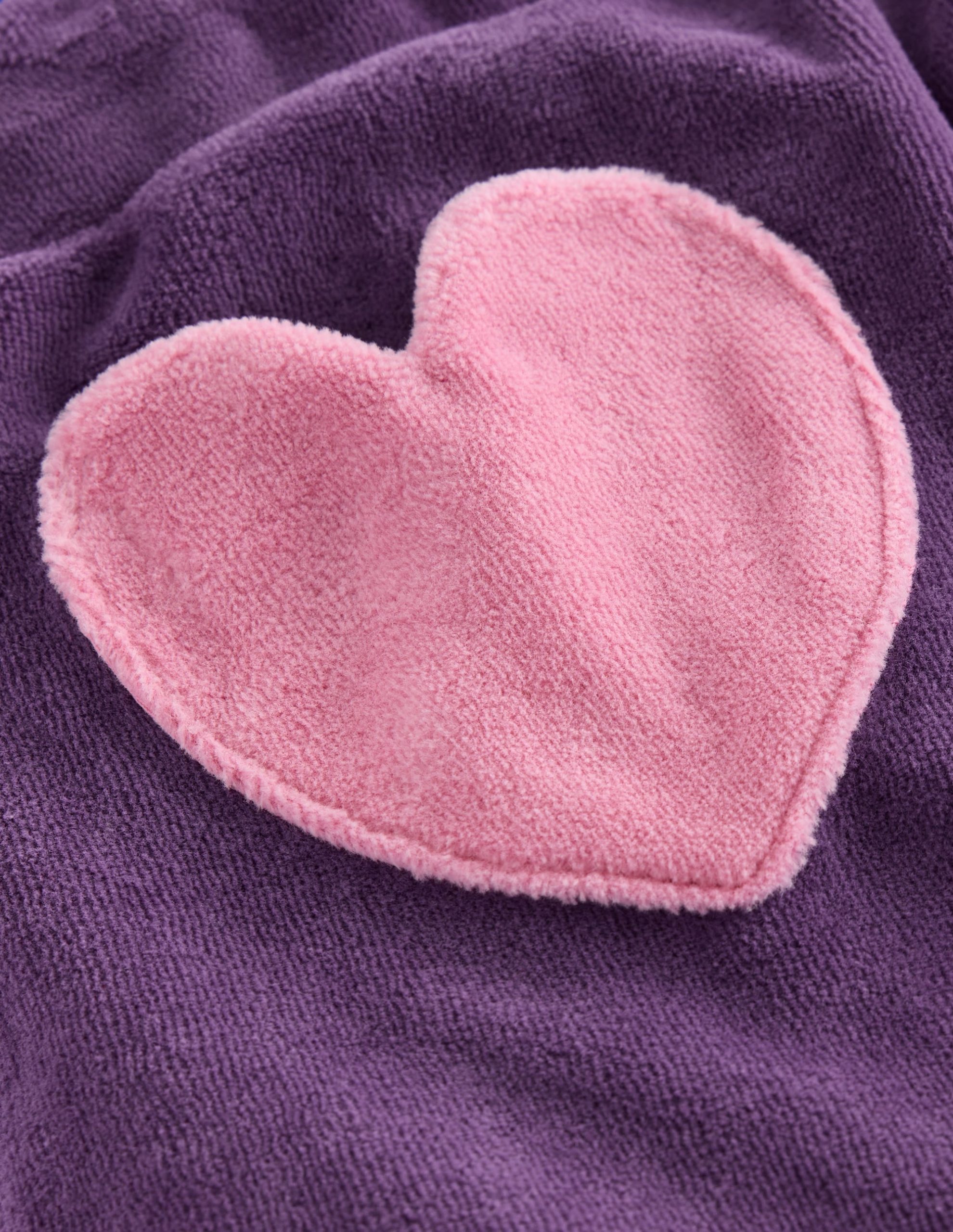 Heart Pocket Velour Sweatpants-Mystical Purple - Image 3