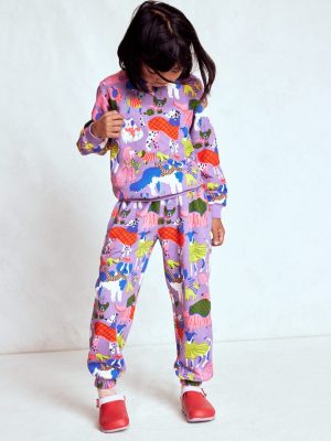 Printed Sweatshirt-Cosy Pups