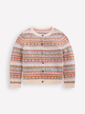Edie Fair Isle Cardigan-Soft Multi
