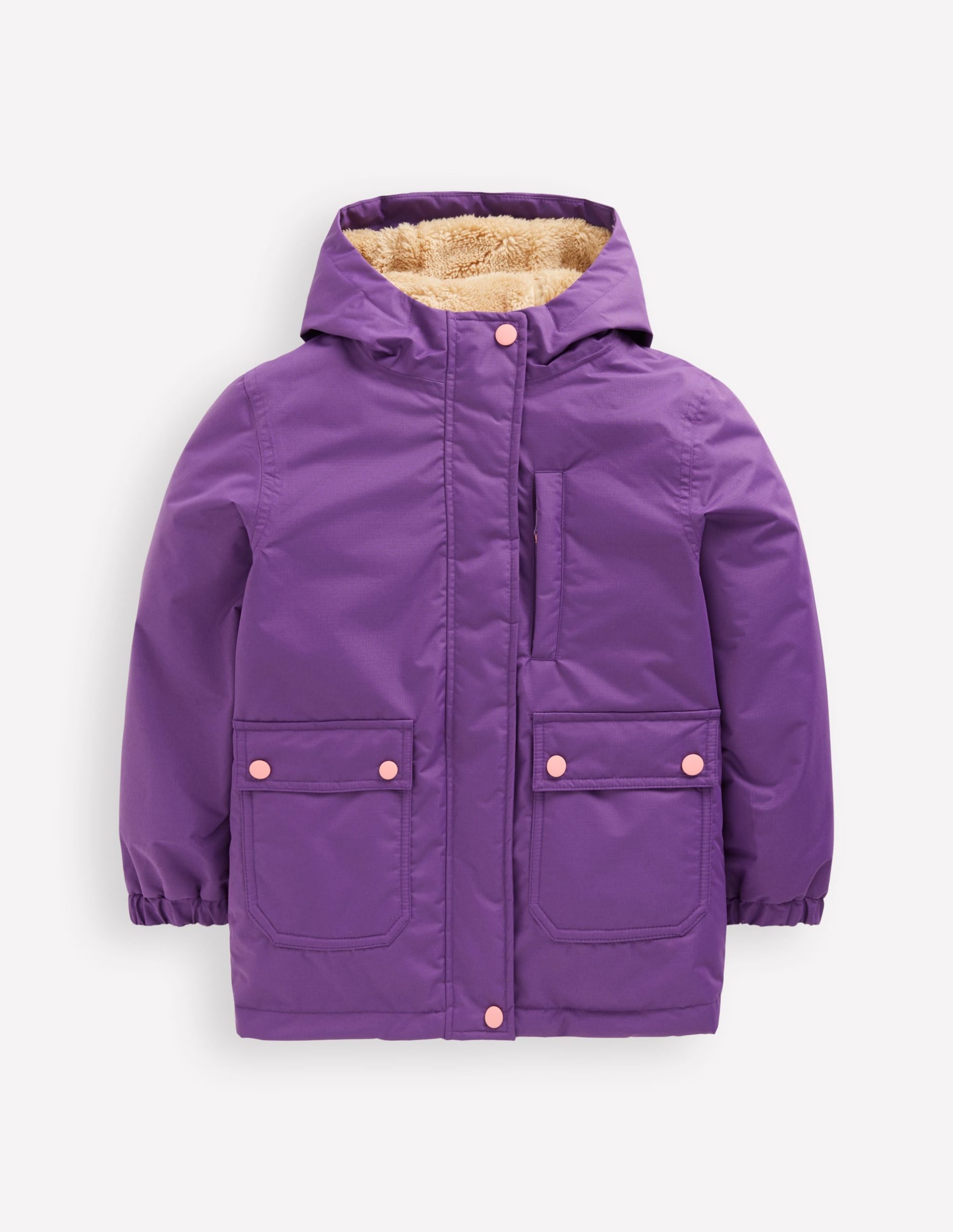 4-in-1 Waterproof Coat-Purple