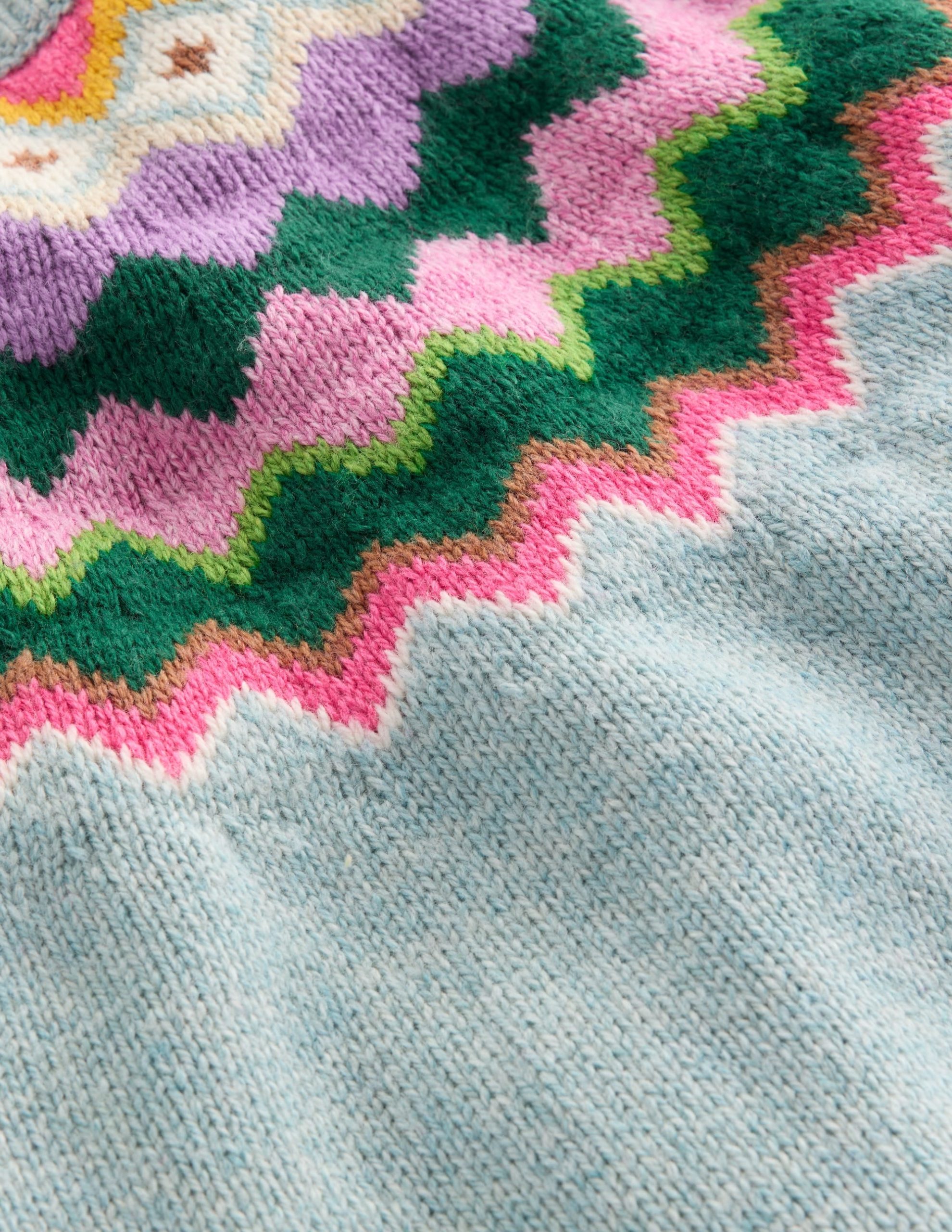 Eleanor Fair Isle Sweater-Sea Mist Blue Fair Isle - Image 5