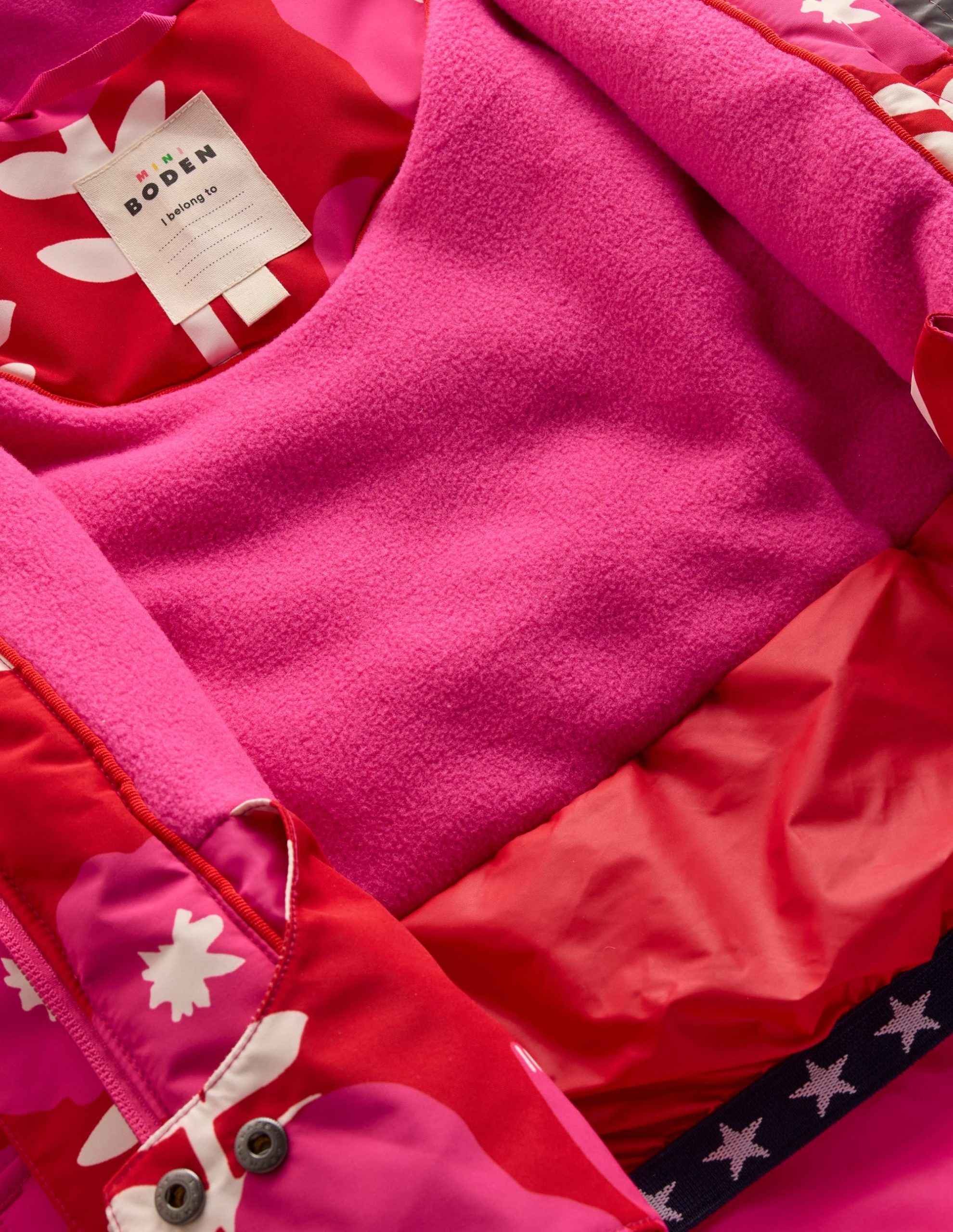 All-weather Waterproof Coat-Giant Pink - Image 5