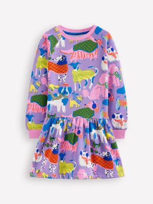 Cosy Sweatshirt Dress-Eggshell Blue Cosy Dogs