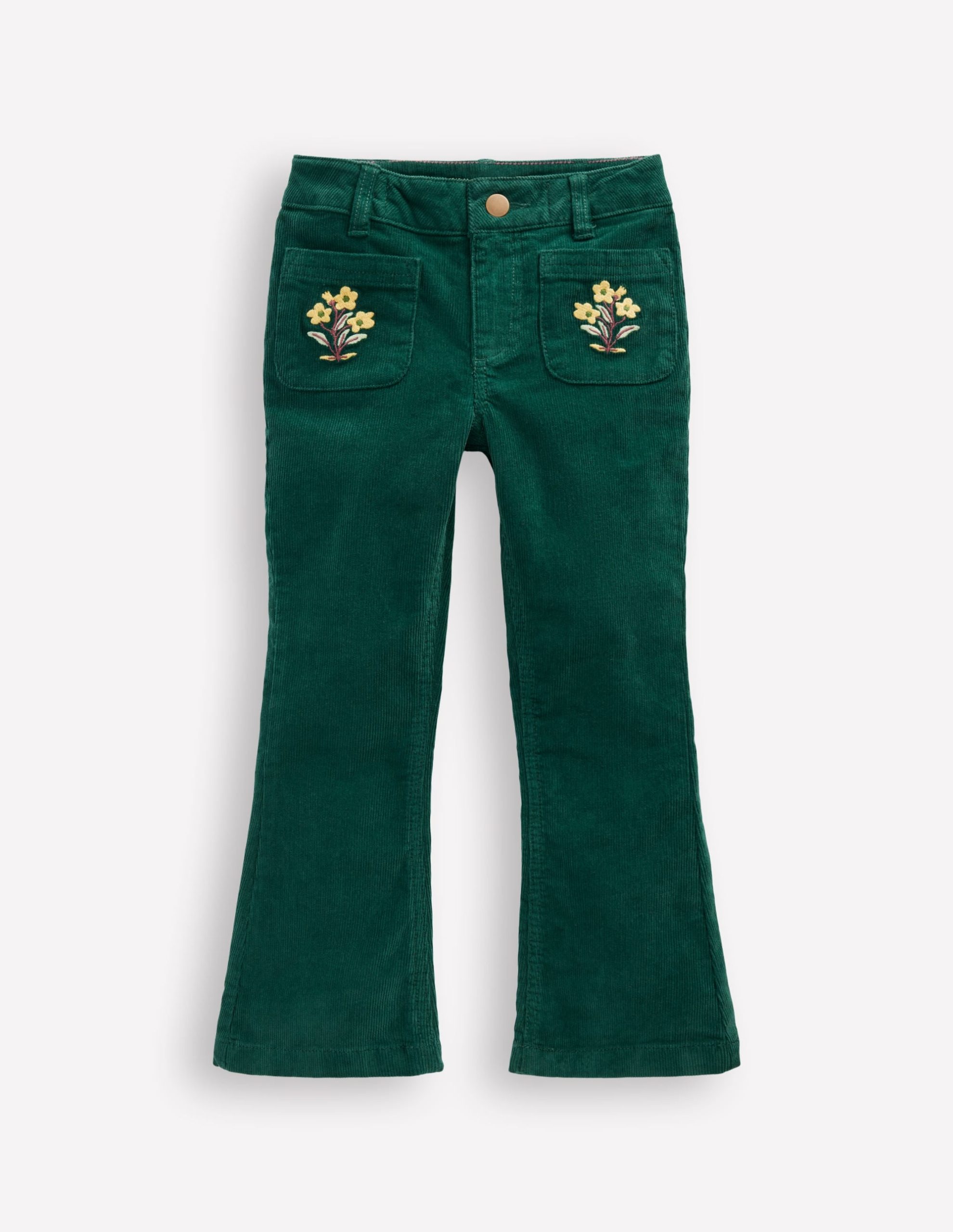 Kick Flare Trouser-Emerald Night - Image 3